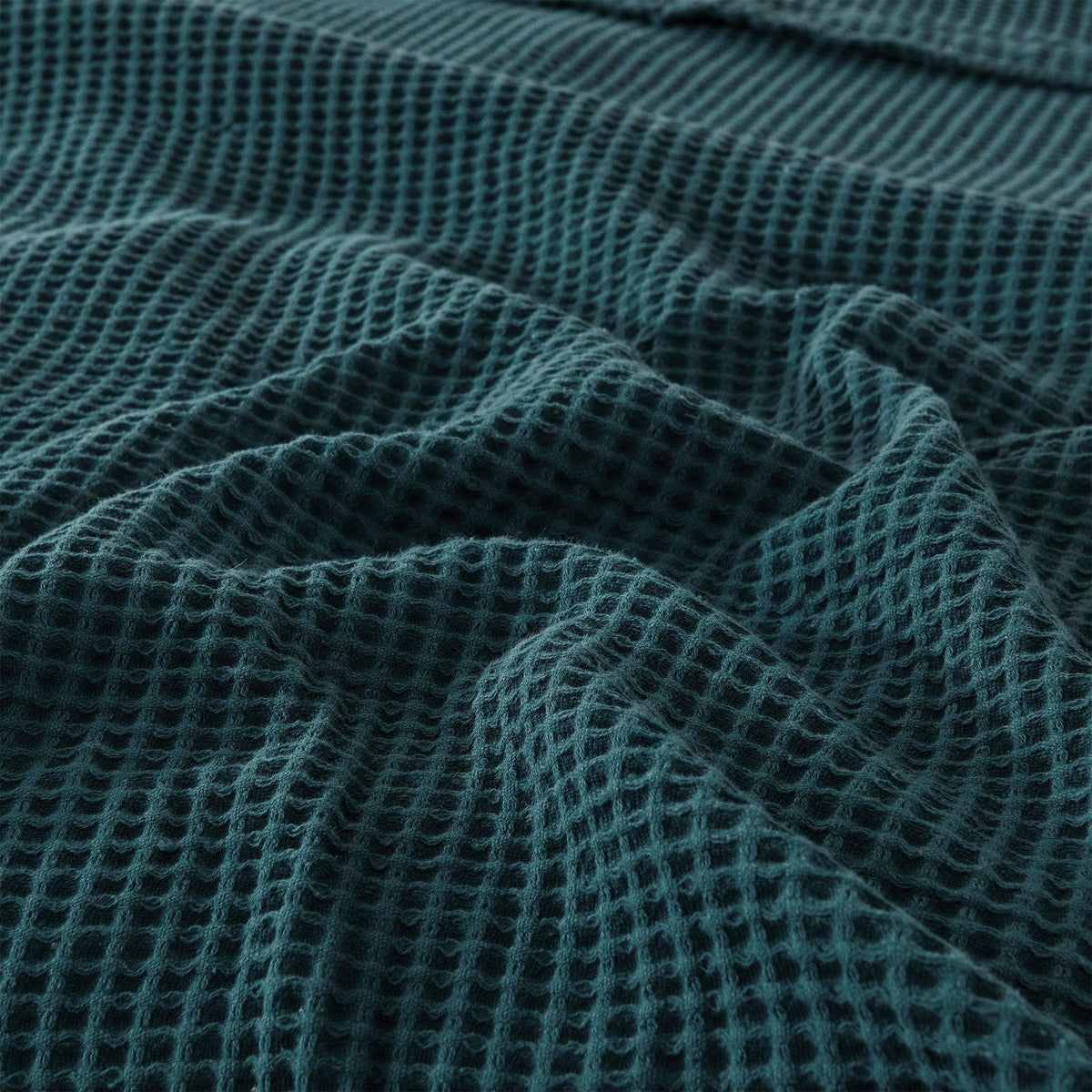 100% Cotton Waffle Weave Blanket - Mikala, photo 62 of 70