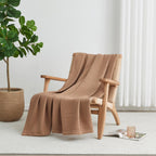 100% Cotton Waffle Weave Blanket - Mikala, photo 68 of 70
