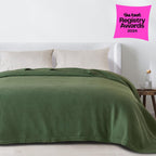 100% Cotton Waffle Weave Blanket - Mikala, photo 56 of 70