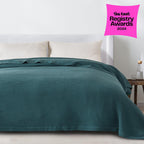 100% Cotton Waffle Weave Blanket - Mikala, photo 61 of 70