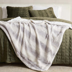 Faux Fur Printed Throw Blanket - Aaliyah Collection, photo 7 of 18