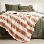 Faux Fur Printed Throw Blanket - Aaliyah Collection, photo 13 of 18