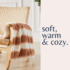 Faux Fur Printed Throw Blanket - Aaliyah Collection, photo 17 of 18