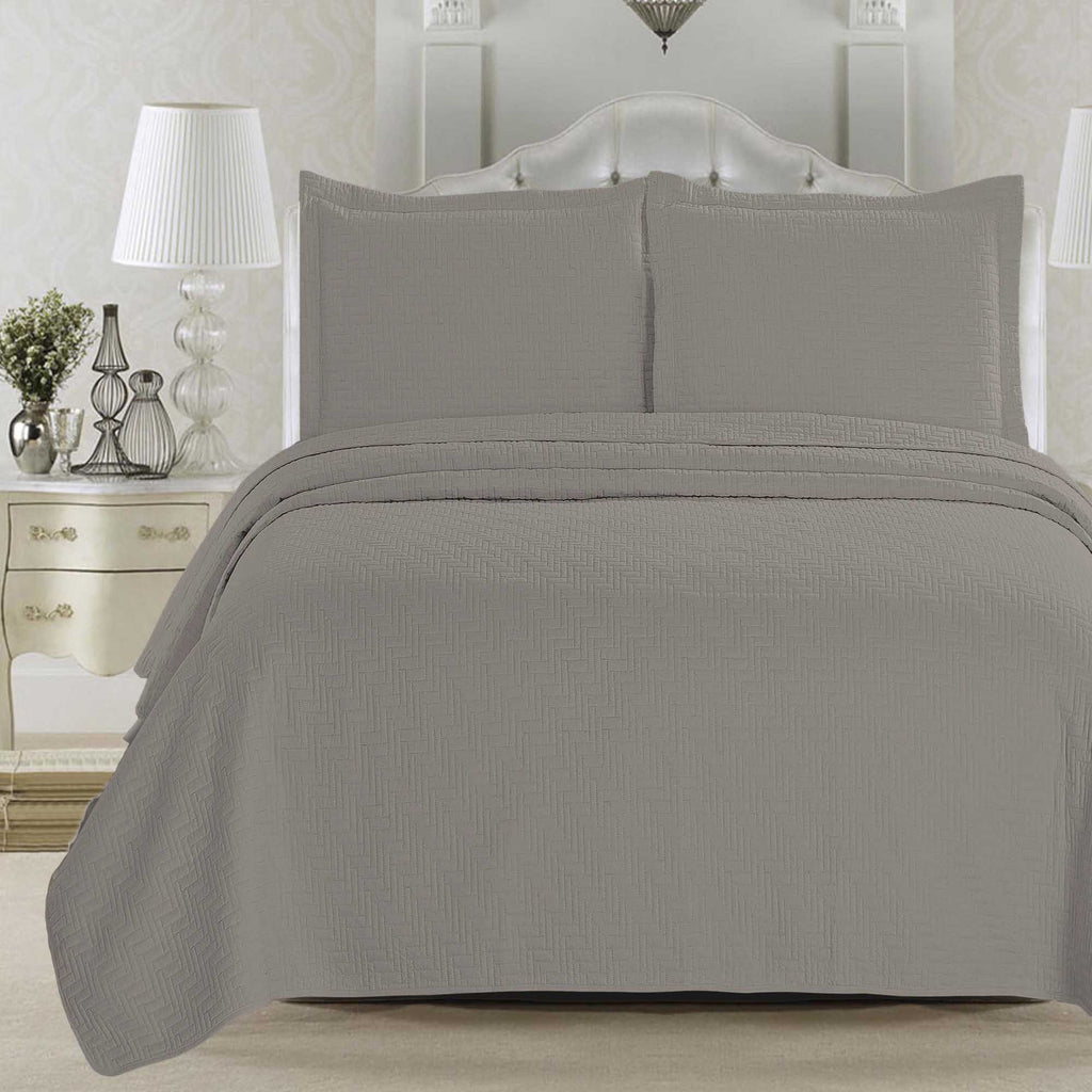 Herringbone Stitched Quilt - Louise Collection, photo 6 of 15