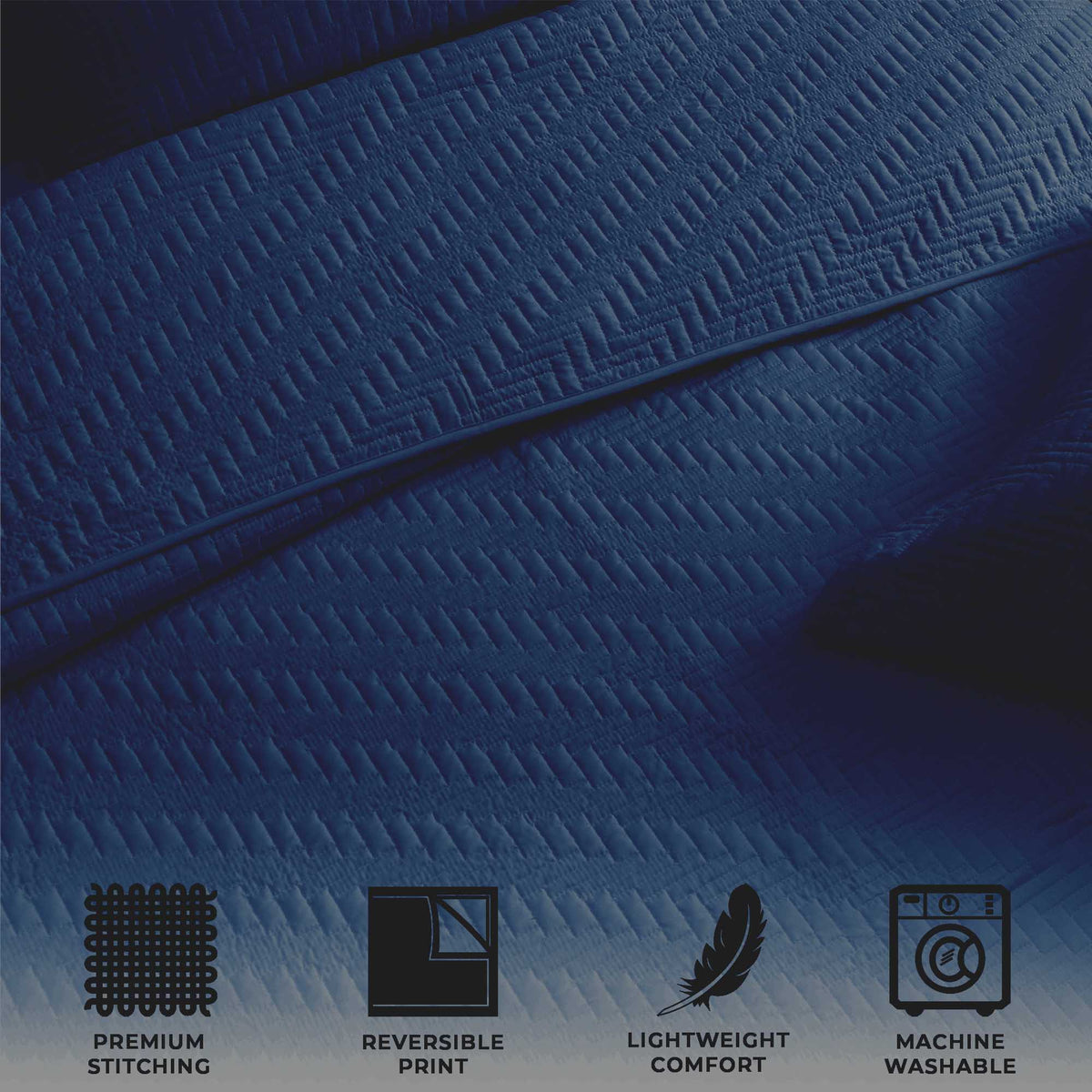 Herringbone Stitched Quilt - Louise Collection, photo 13 of 15
