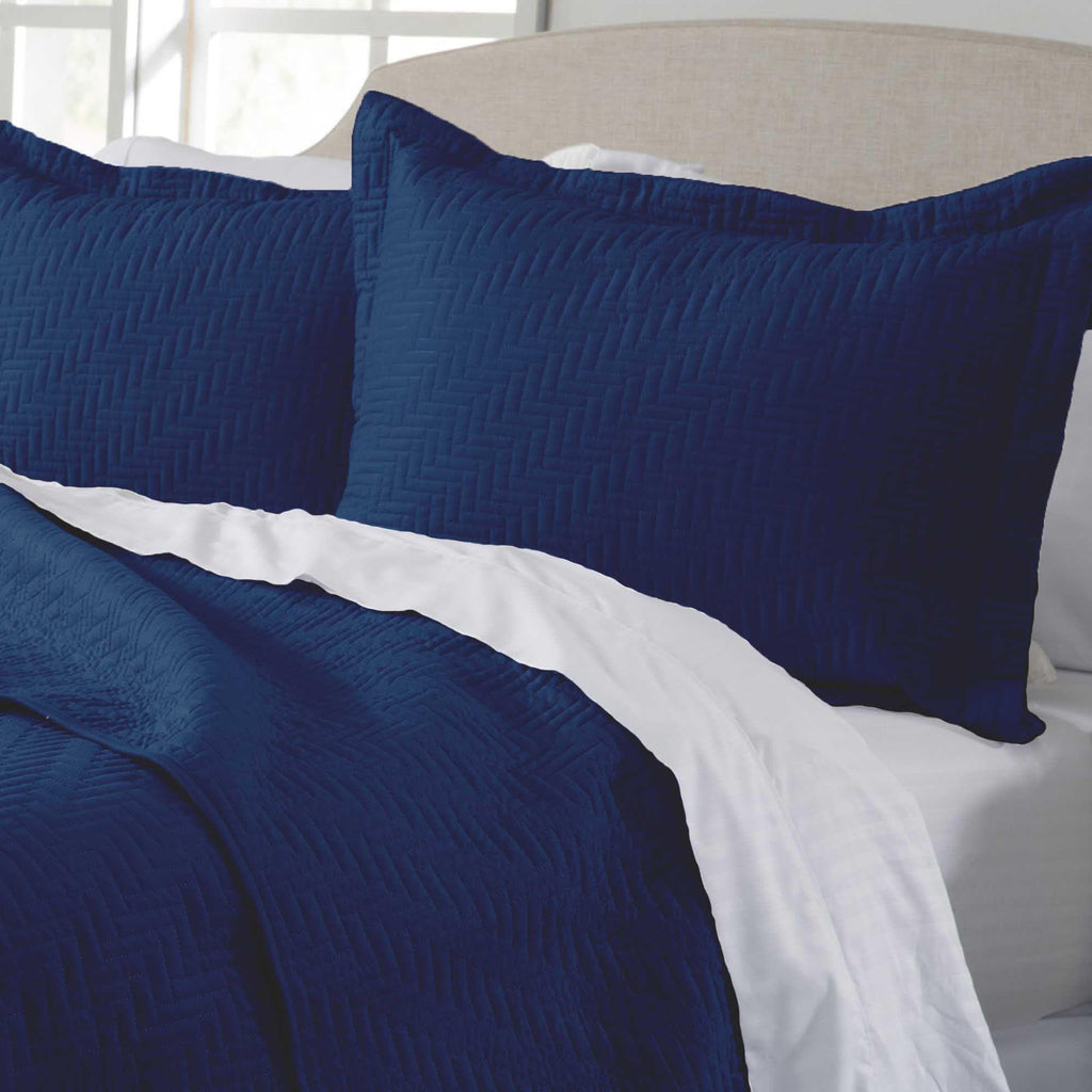 Herringbone Stitched Quilt - Louise Collection, photo 12 of 15