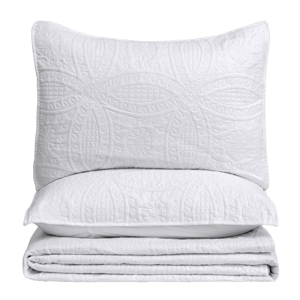 Oversized Medallion Quilt Set - Clara Collection, photo 8 of 20