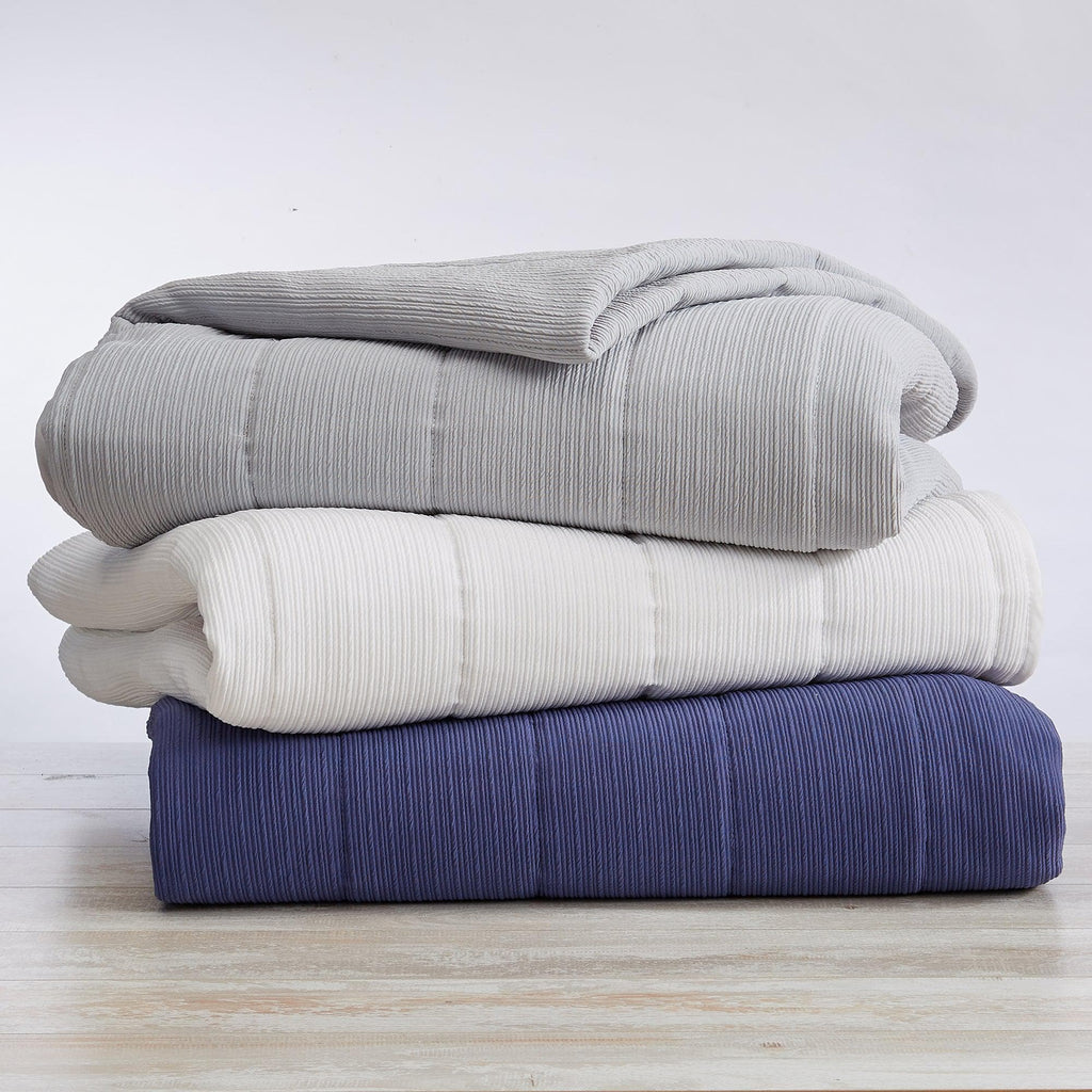 Textured Striped Quilt Set - Ellie Collection, photo 13 of 21