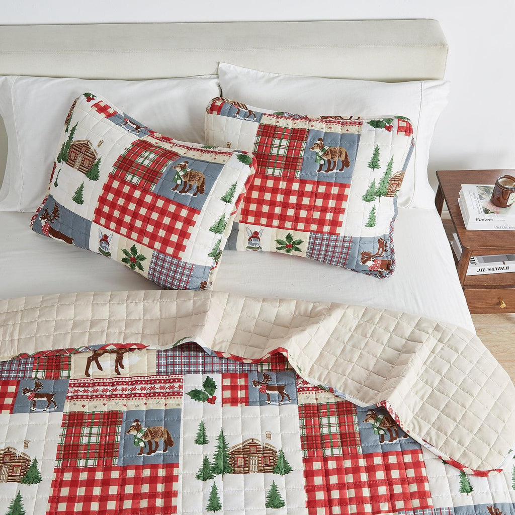 Colorful Holiday Quilt Set - Midnight Magic, photo 14 of 42
