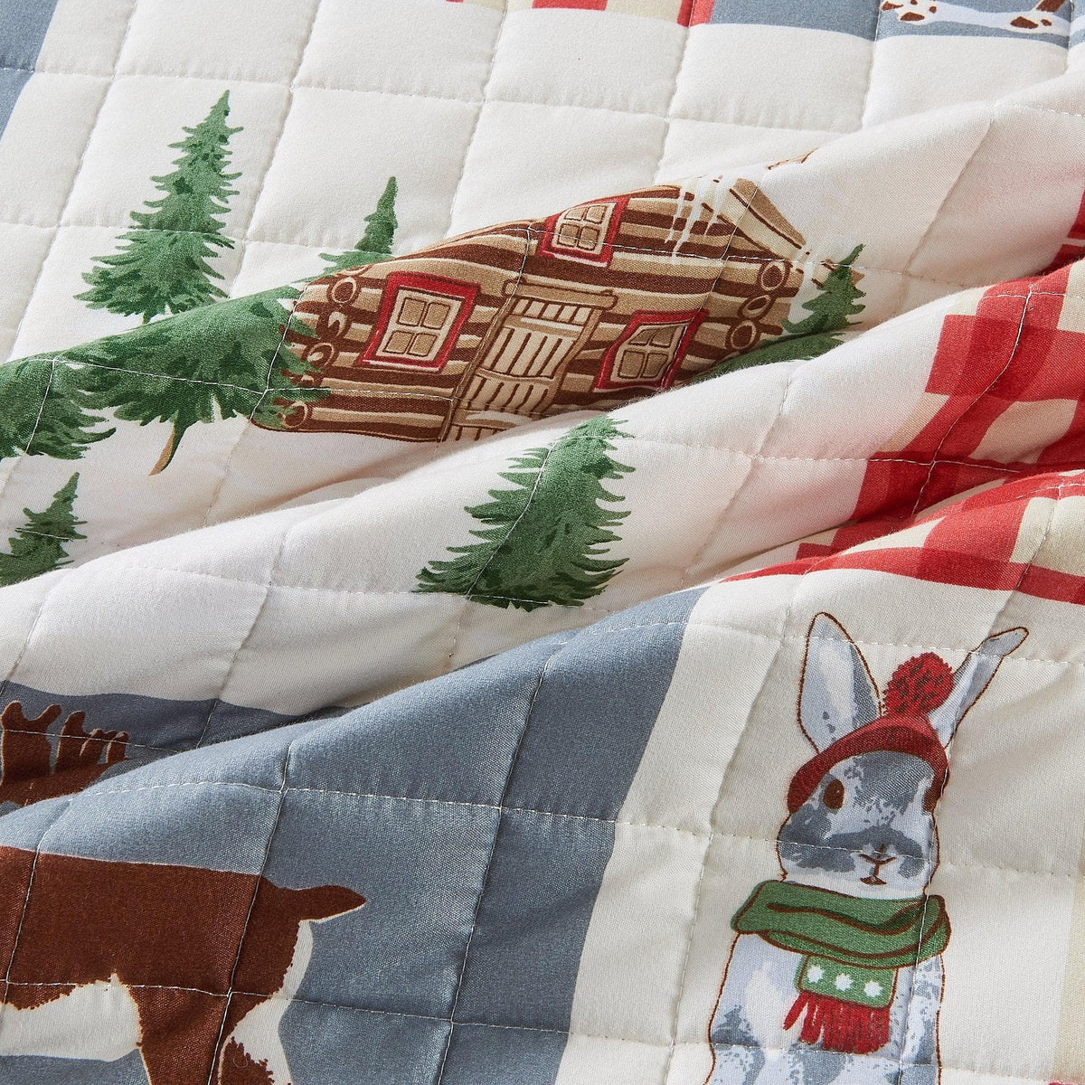 Colorful Holiday Quilt Set - Midnight Magic, photo 15 of 42