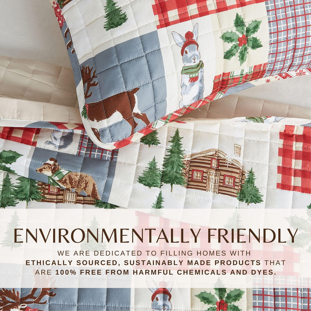 Colorful Holiday Quilt Set - Midnight Magic, photo 17 of 42