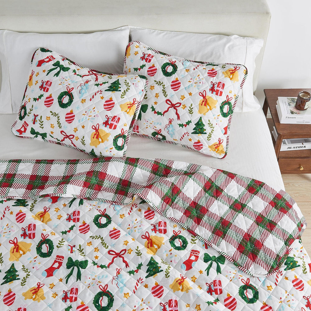 Colorful Holiday Quilt Set - Midnight Magic, photo 20 of 42
