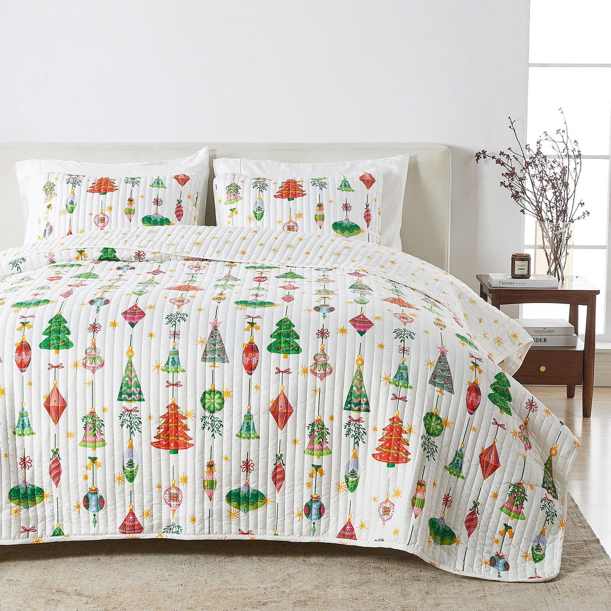 Colorful Holiday Quilt Set - Midnight Magic, photo 37 of 42