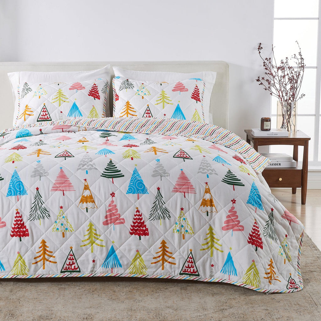 Colorful Holiday Quilt Set - Midnight Magic, photo 31 of 42