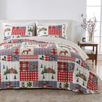 Colorful Holiday Quilt Set - Midnight Magic, photo 13 of 42