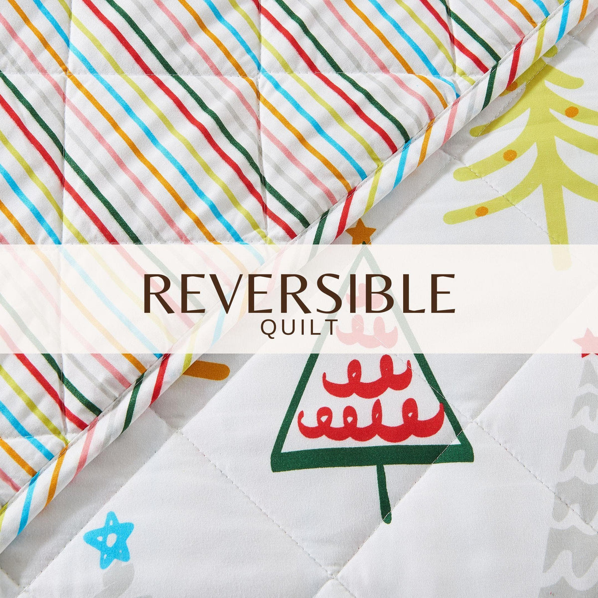 Colorful Holiday Quilt Set - Midnight Magic, photo 34 of 42