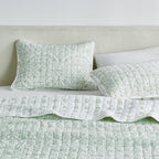 Floral Medallion Printed Microfiber Quilt Set - Kaleigh Collection, photo 3 of 10