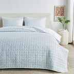 Floral Medallion Printed Microfiber Quilt Set - Kaleigh Collection, photo 8 of 10