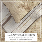 Floral Printed Cotton Quilt Set - Mendocino Collection, photo 2 of 12