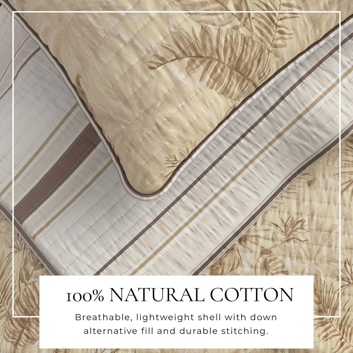 Floral Printed Cotton Quilt Set - Mendocino Collection, photo 2 of 12