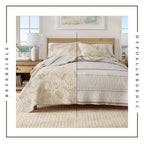 Floral Printed Cotton Quilt Set - Mendocino Collection, photo 3 of 12