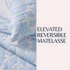 Matelassé Snowflake Quilt Set - Nino Collection, photo 5 of 24