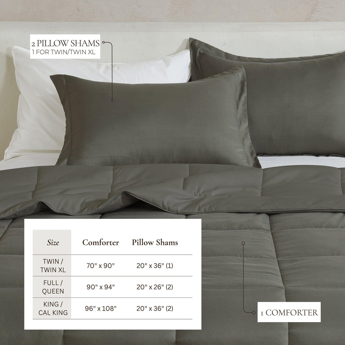 Reversible Comforter Set - Odette, photo 4 of 96