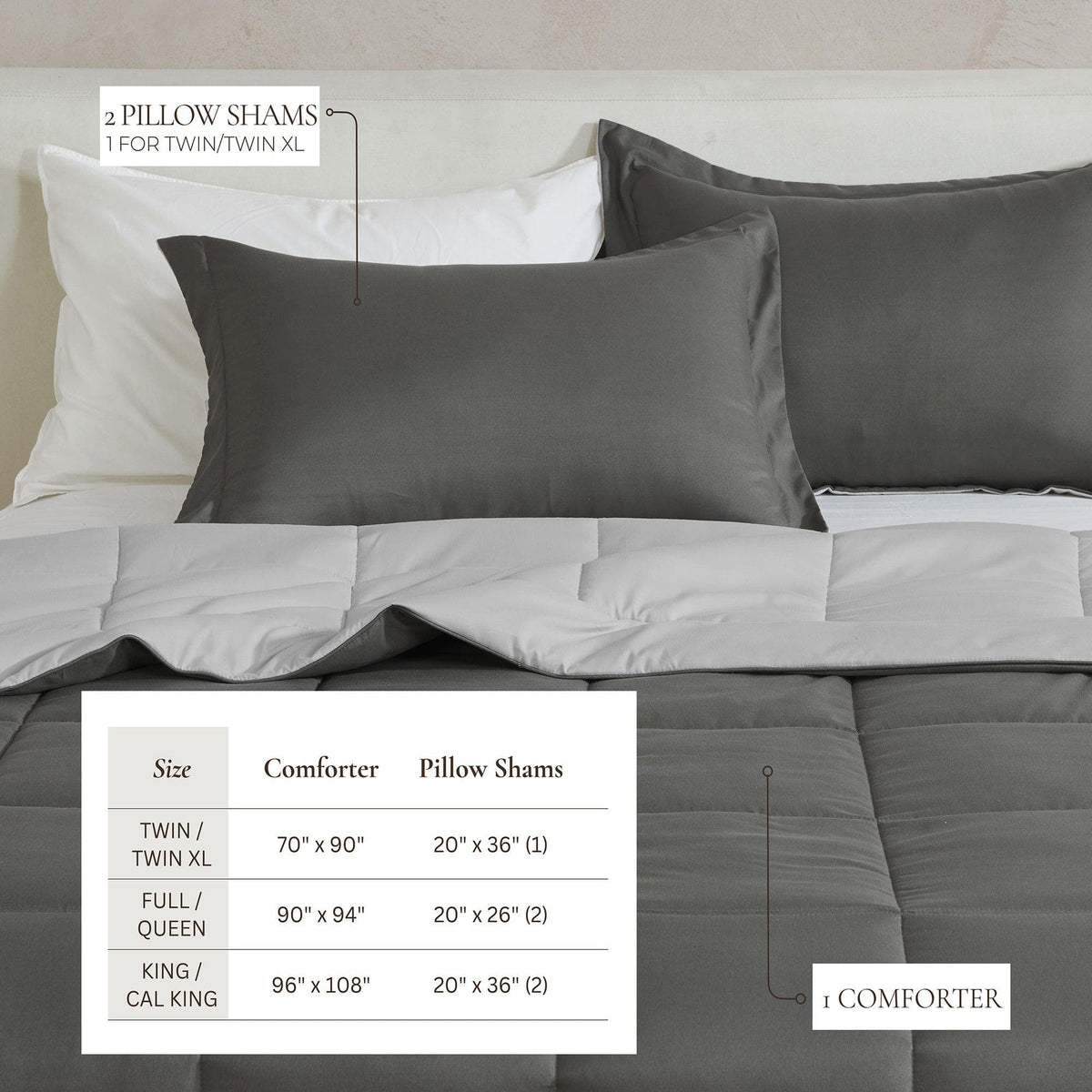 Reversible Comforter Set - Odette, photo 28 of 96