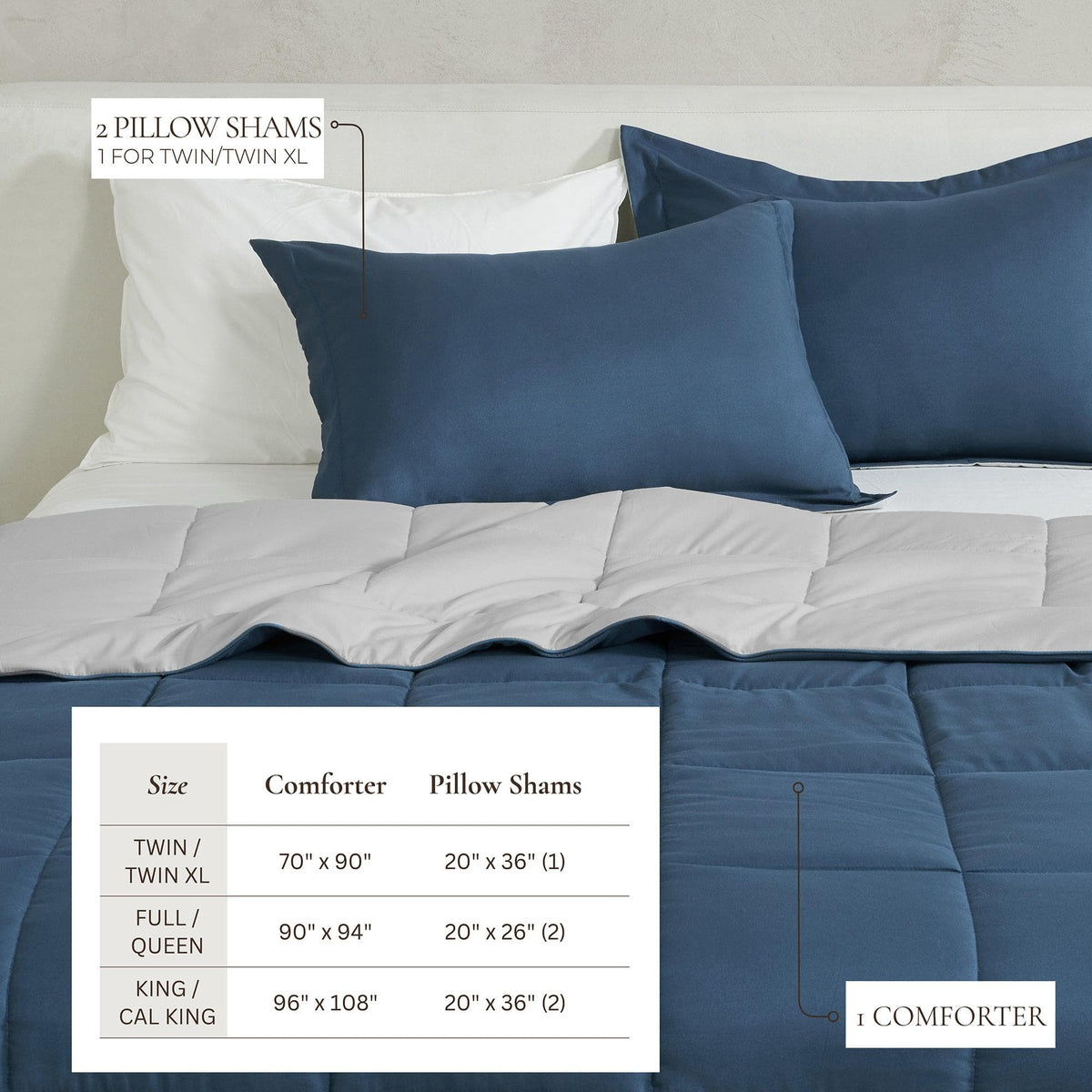 Reversible Comforter Set - Odette, photo 34 of 96