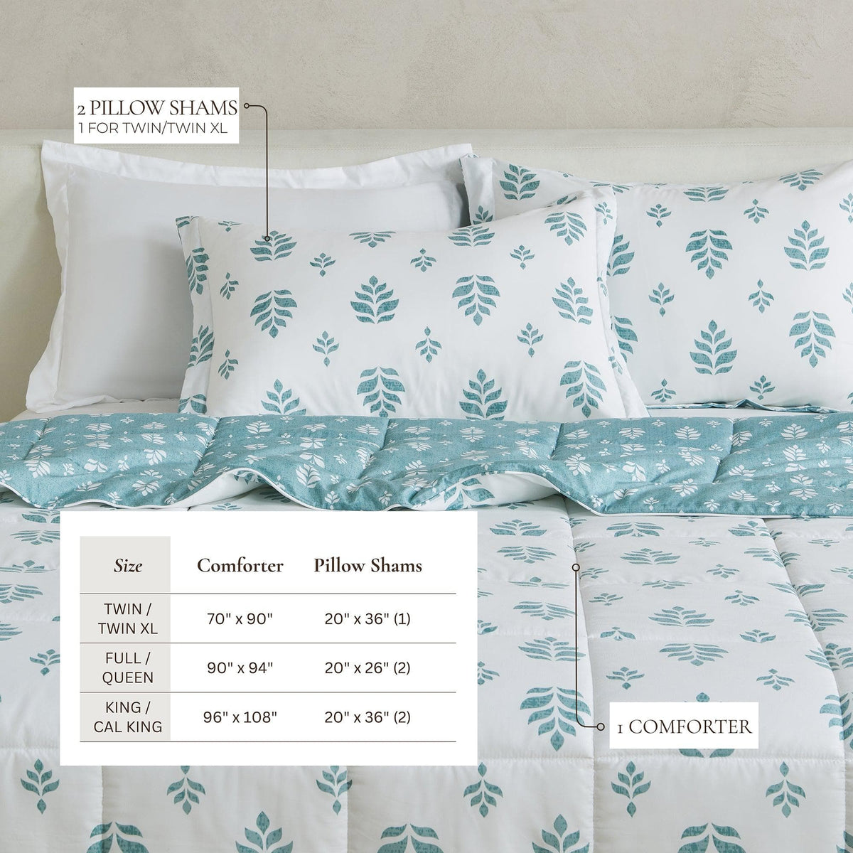 Reversible Comforter Set - Odette, photo 58 of 96