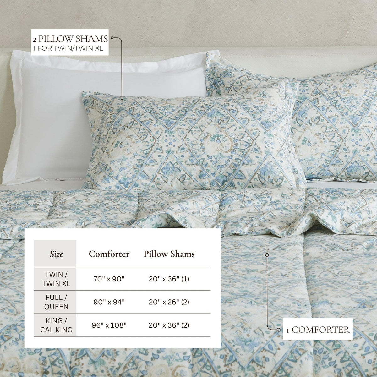 Reversible Comforter Set - Odette, photo 64 of 96