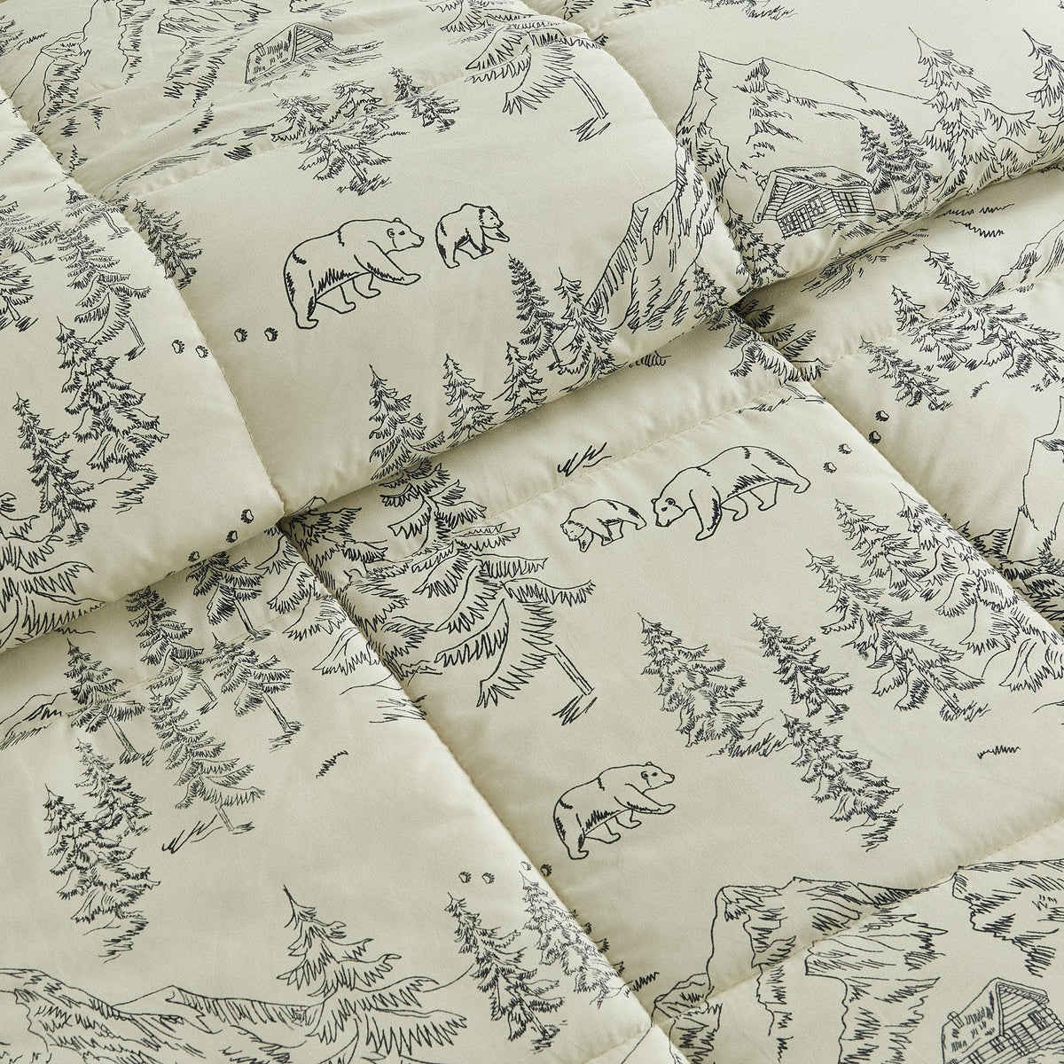 Reversible Christmas Comforter and Sham Set - Holiday Lodge, photo 3 of 120