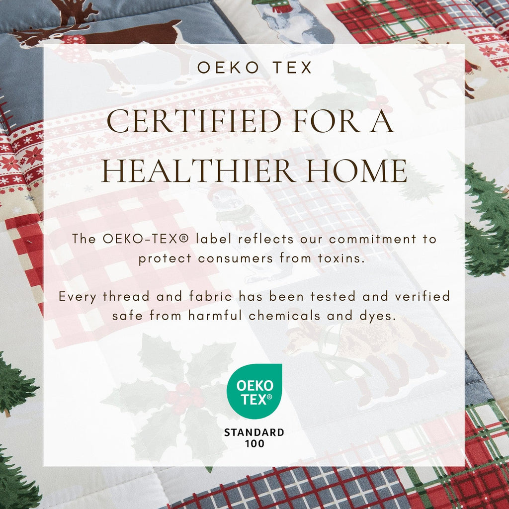 Reversible Christmas Comforter and Sham Set - Holiday Lodge, photo 16 of 120