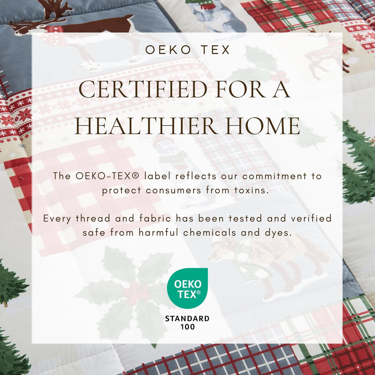 Reversible Christmas Comforter and Sham Set - Holiday Lodge, photo 16 of 120