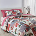 Reversible Christmas Comforter and Sham Set - Holiday Lodge, photo 18 of 120