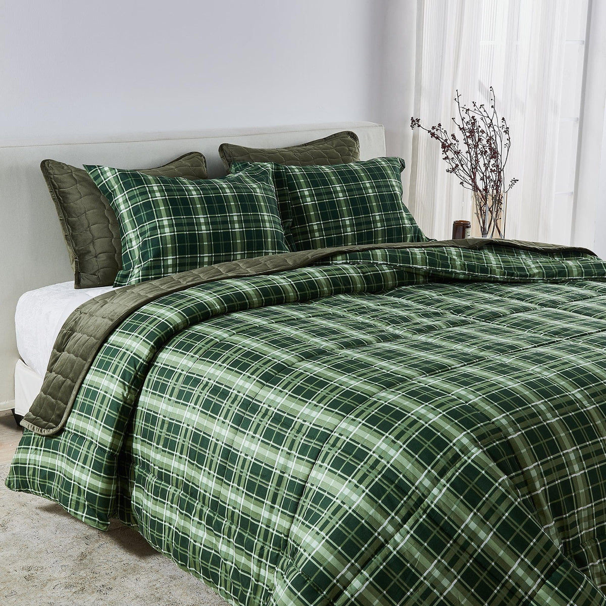 Reversible Christmas Comforter and Sham Set - Holiday Lodge, photo 20 of 120