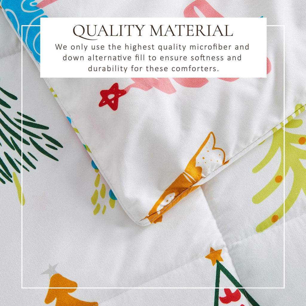 Reversible Christmas Comforter and Sham Set - Holiday Lodge, photo 26 of 120