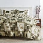 Reversible Christmas Comforter and Sham Set - Holiday Lodge, photo 31 of 120