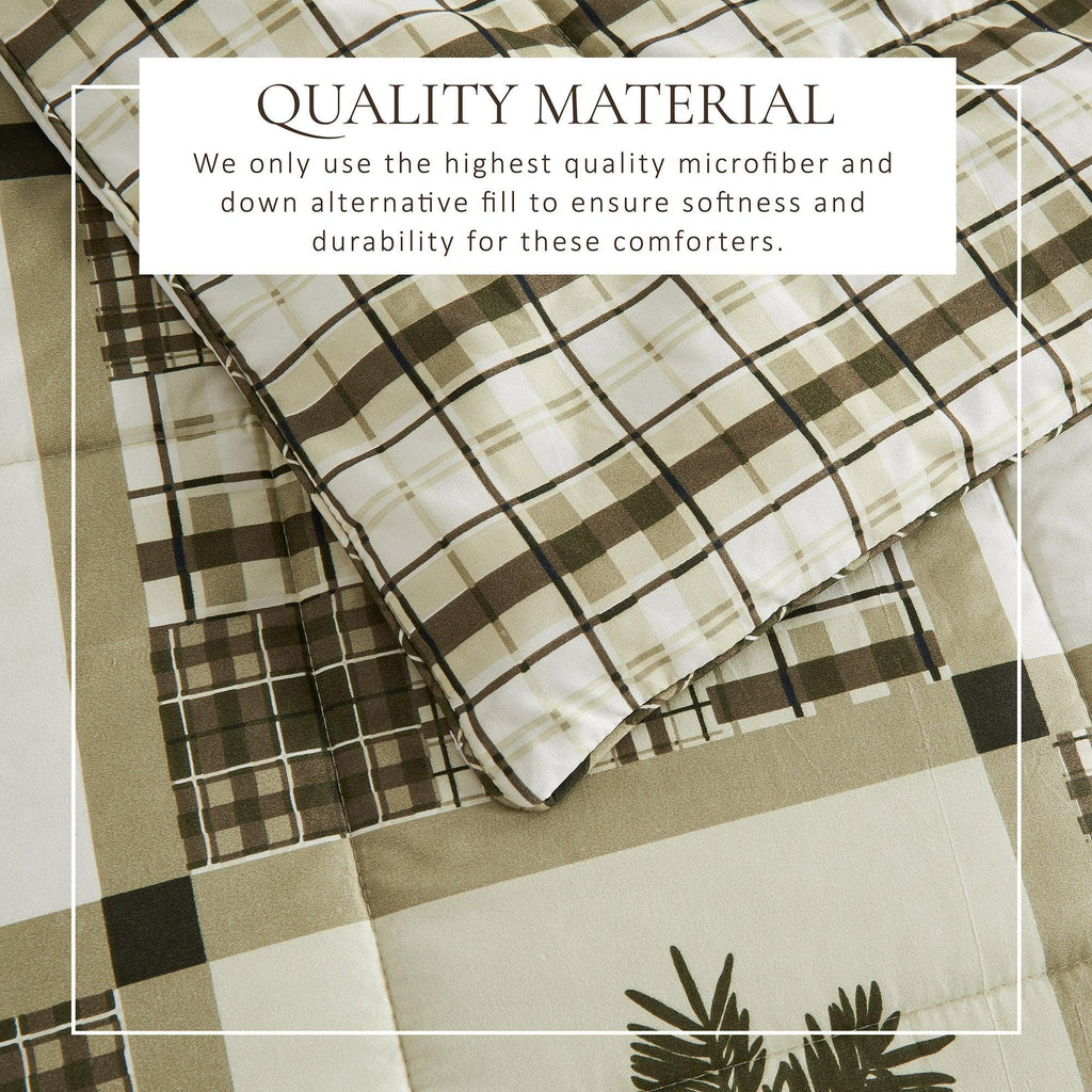 Reversible Christmas Comforter and Sham Set - Holiday Lodge, photo 32 of 120