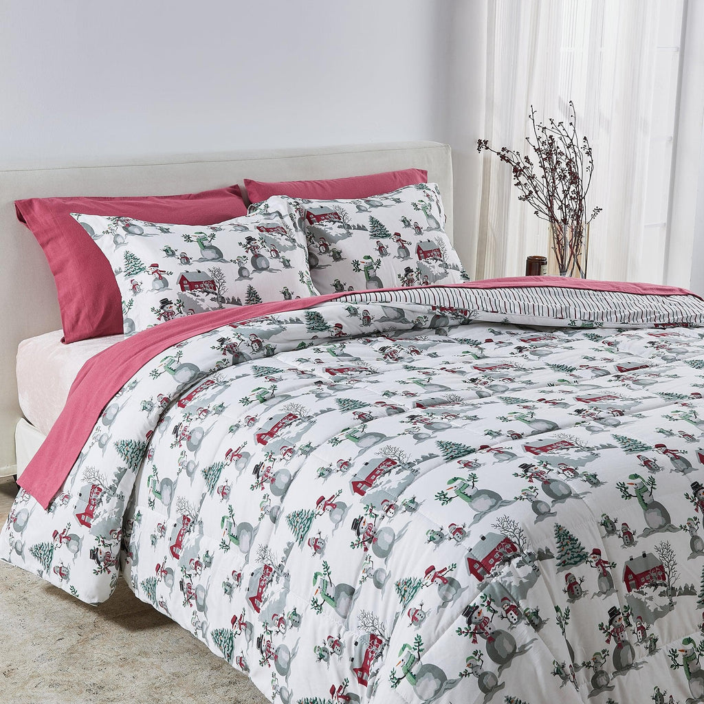 Reversible Christmas Comforter and Sham Set - Holiday Lodge, photo 42 of 120