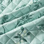 Snowy Botanical Quilt Set - Mariela Collection, photo 3 of 6