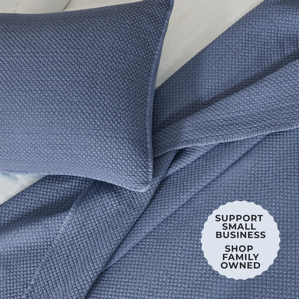 Stonewashed Relaxed Quilt Set - Vittoria Collection, photo 13 of 26