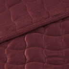 Velvet Box-Stitched Quilt Set - Vivica, photo 46 of 48