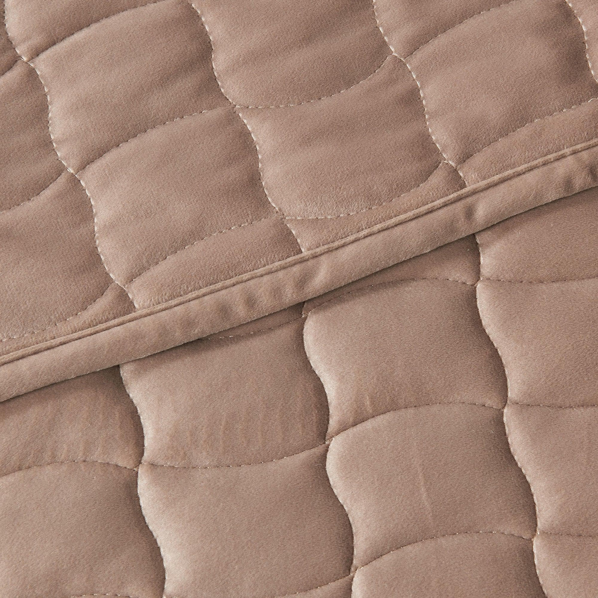 Velvet Box-Stitched Quilt Set - Vivica, photo 40 of 48