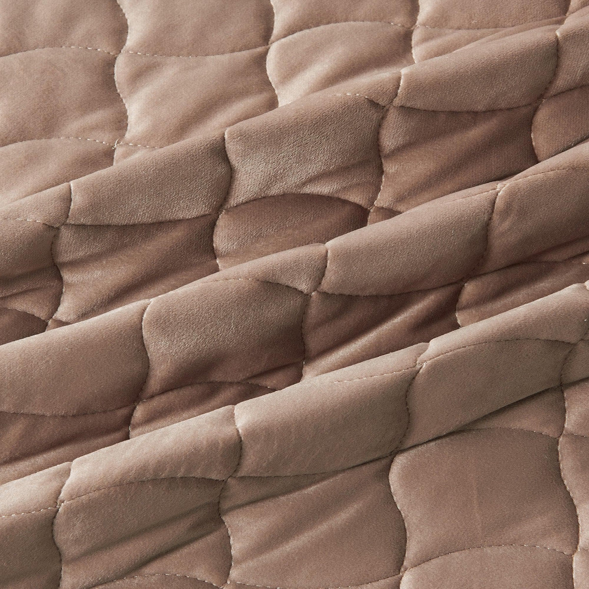 Velvet Box-Stitched Quilt Set - Vivica, photo 39 of 48