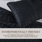 Velvet Box-Stitched Quilt Set - Vivica, photo 11 of 48