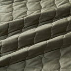 Velvet Box-Stitched Quilt Set - Vivica, photo 21 of 48