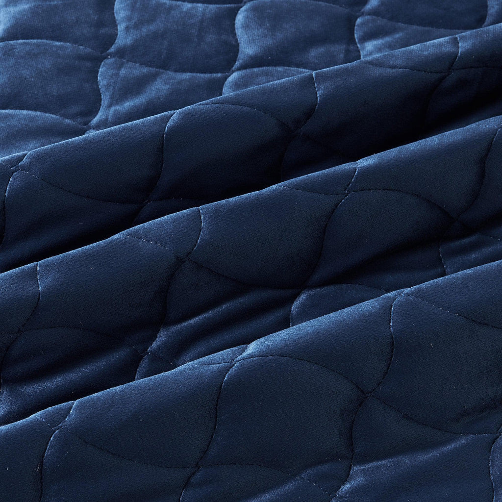 Velvet Box-Stitched Quilt Set - Vivica, photo 27 of 48