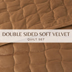 Velvet Box-Stitched Quilt Set - Vivica, photo 35 of 48