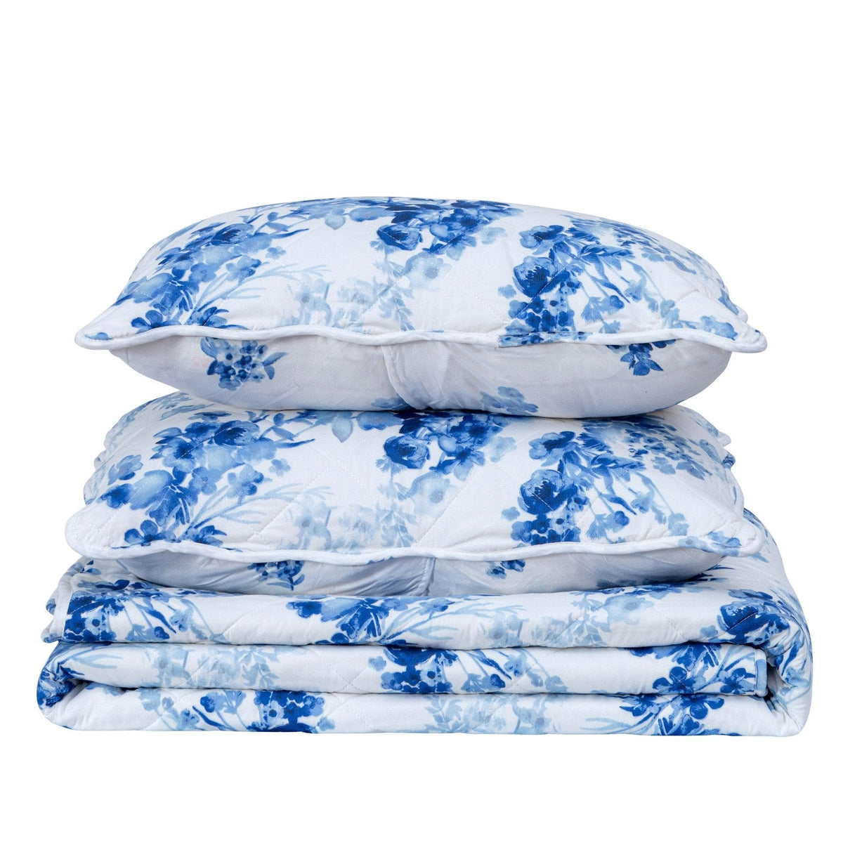 Watercolor Leaves Quilt Set - Jacqueline Collection, photo 4 of 5